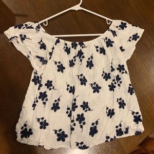 Off the Shoulder Floral Top